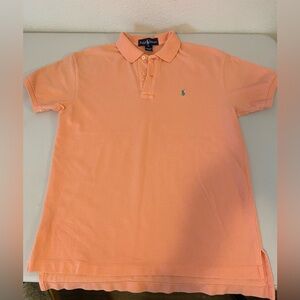 Ralph Lauren Men's Peach Polo Shirt